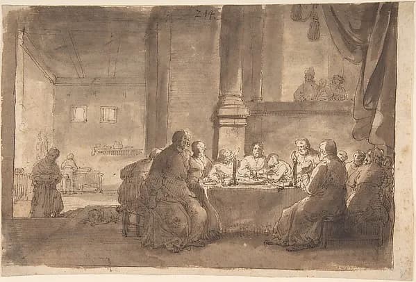 The Last Supper by Claes Moeyaert depicting Matthew 26