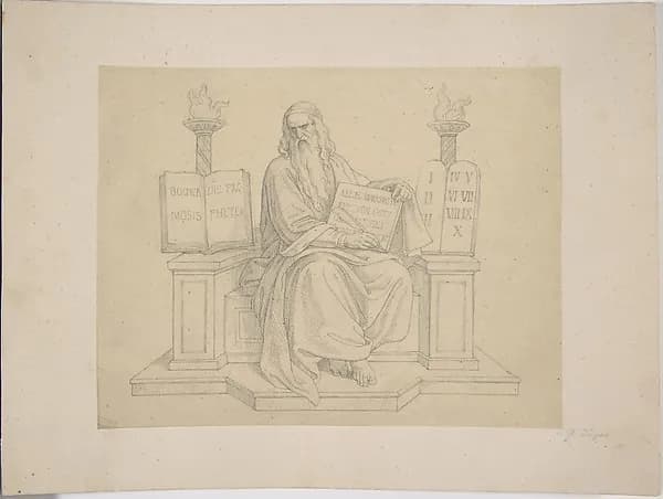 Moses by Gustav Jäger depicting Exodus 2