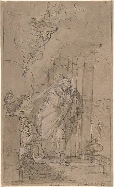Saint Peter by Lukas Stipperger depicting Matthew 4
