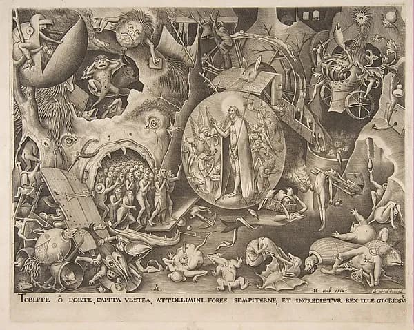 The Descent of Christ Into Limbo by Pieter Bruegel the Elder depicting John 1