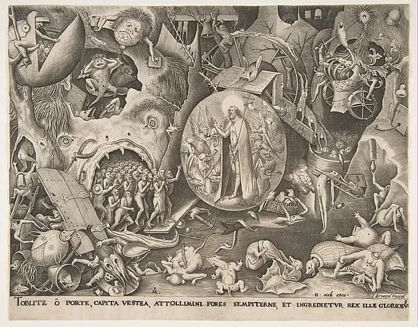 The Descent of Christ Into Limbo by Pieter Bruegel the Elder depicting John 1