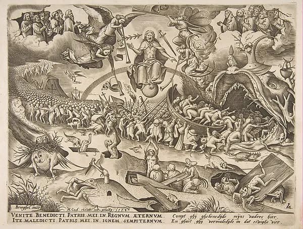 The Last Judgment by Pieter Bruegel the Elder depicting Revelation 20