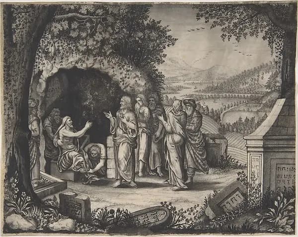 The Raising of Lazarus by Matthias Deigle depicting John 11