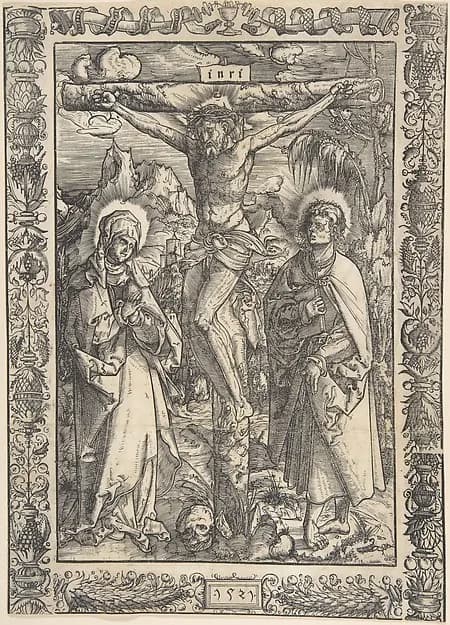 The Crucifixion by Monogrammist G.Z. depicting Matthew 27