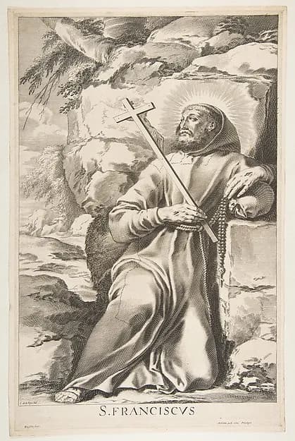 St. Francis by Gilles Rousselet depicting Matthew 5