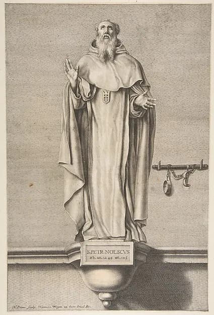 St. Peter Nolscus by Nicolas Pitau depicting Matthew 4