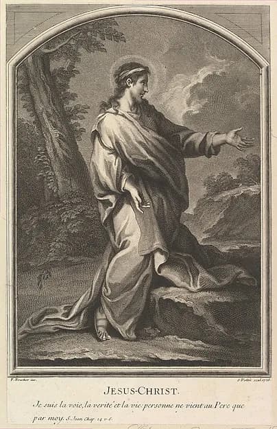 Jesus Christ by Simon de la Vallée depicting John 1