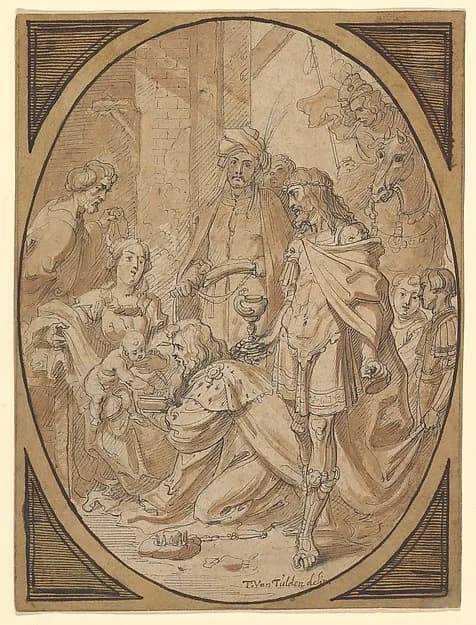 The Adoration of the Magi by Theodoor van Thulden depicting Matthew 2