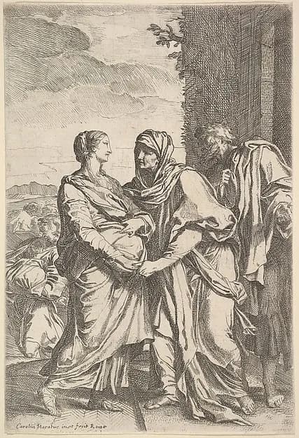 The Visitation by Carlo Maratti depicting Luke 1