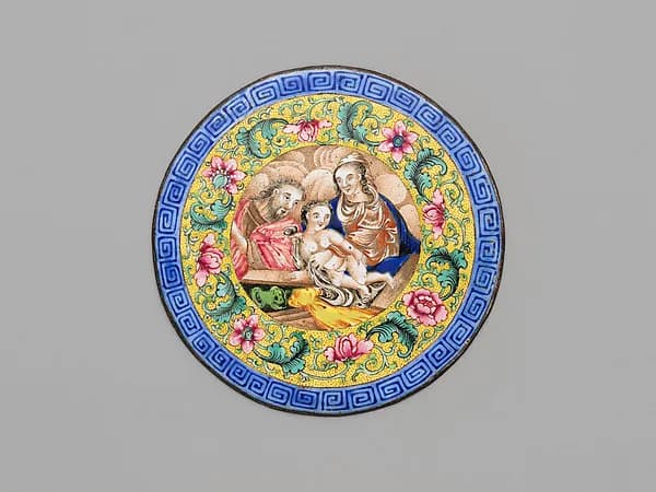 Plaque by Anonymous depicting Luke 2