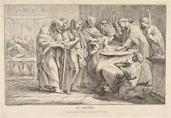 The Baptism by Pierre Charles Trémolières depicting Matthew 3
