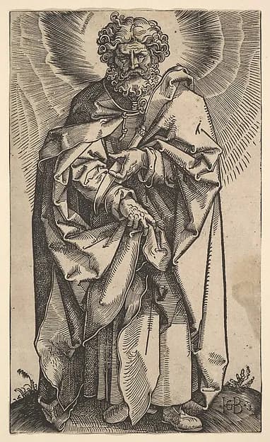 St. Philip, from "Christ and the Apostles" by Hans Baldung Grien depicting John 1