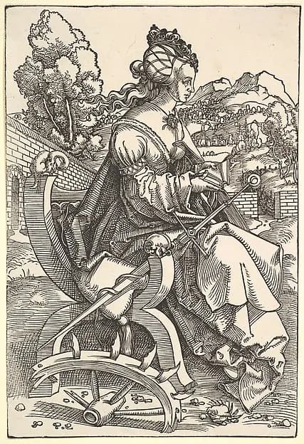 St. Catherine by Hans Baldung Grien depicting Romans 8