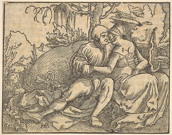 The Sixth of Ten Commandments, from "Die zehe gebot" by Hans Baldung Grien depicting Exodus 20