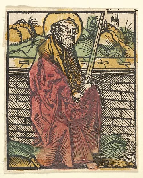 St. Paul (adaptation) by Hans Baldung Grien depicting Acts 9