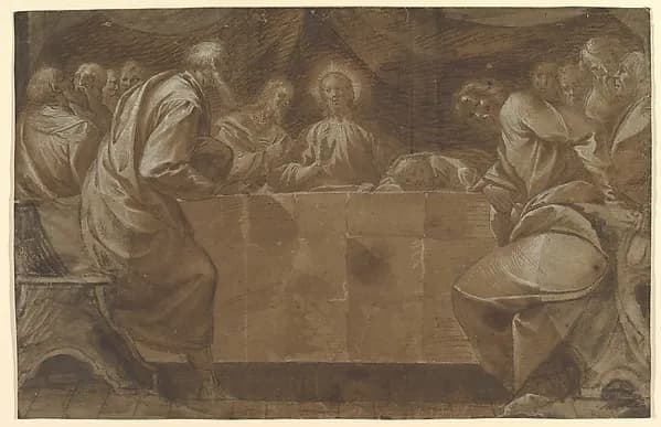 The Last Supper by Morazzone (Pier Francesco Mazzucchelli) depicting Matthew 26