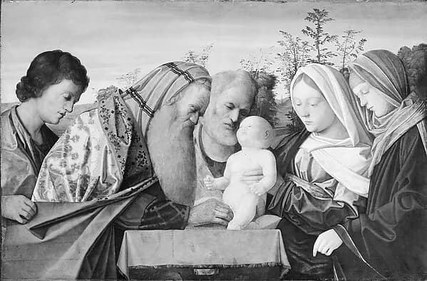 The Circumcision by Giovanni Bellini depicting Luke 1