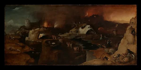 Christ's Descent into Hell by Hieronymus Bosch depicting John 1