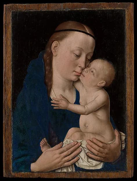 Virgin and Child by Dieric Bouts depicting Luke 2