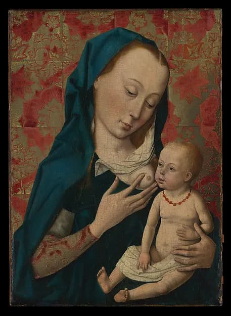 Virgin and Child by Dieric Bouts depicting Luke 2