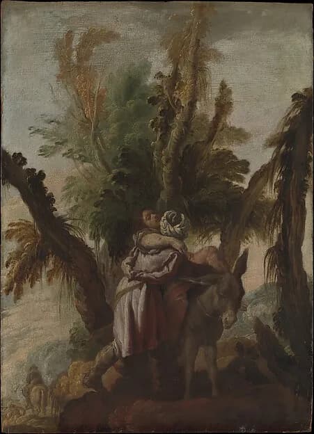 The Good Samaritan by Domenico Fetti depicting Luke 10