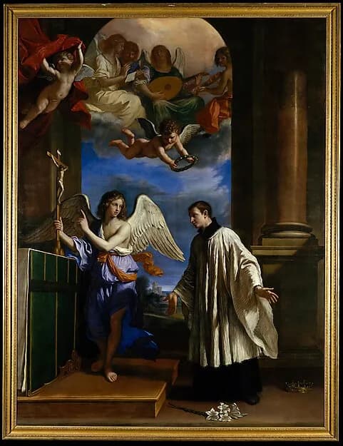 The Vocation of Saint Aloysius (Luigi) Gonzaga by Guercino (Giovanni Francesco Barbieri) depicting Matthew 27