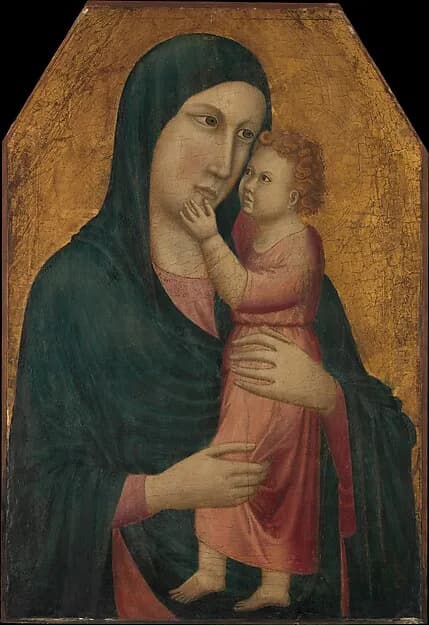 Madonna and Child by Italian (Florentine or Paduan) Painter (Cheyo da Firenze?) depicting Luke 2