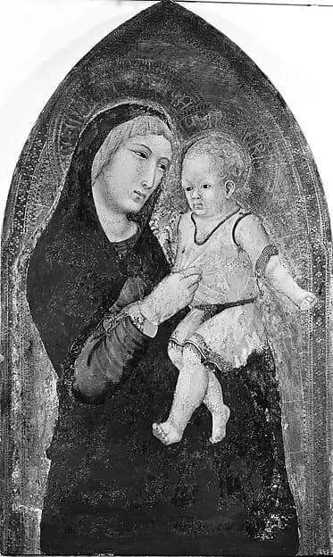 Madonna and Child by Ambrogio Lorenzetti depicting Luke 2