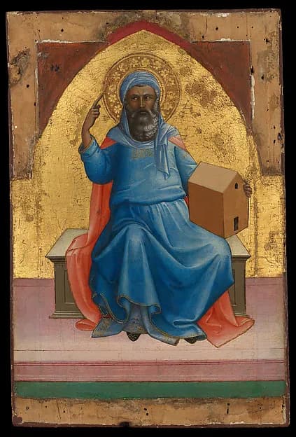 Noah by Lorenzo Monaco (Piero di Giovanni) depicting Genesis 7