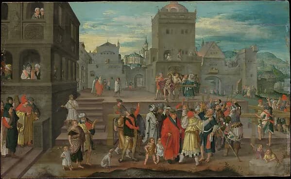 Christ Presented to the People by Lucas van Leyden depicting John 1