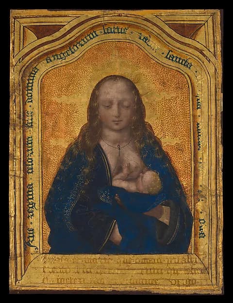 Virgin and Child by Netherlandish (Antwerp) Painter depicting Luke 2