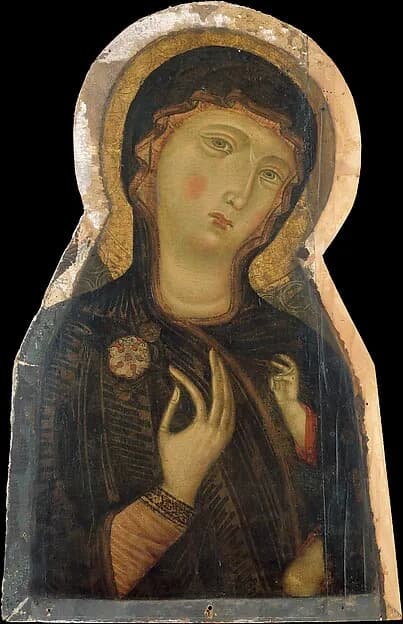 Madonna and Child by Master of the Magdalen depicting Luke 2
