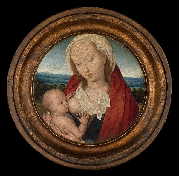 Virgin and Child by Hans Memling depicting Luke 2