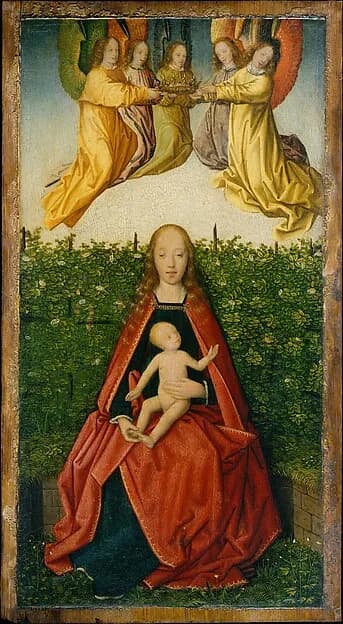 Virgin and Child by Netherlandish (Bruges) Painter depicting Luke 2
