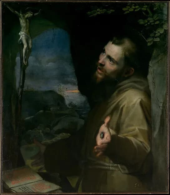 Saint Francis by Federico Barocci depicting Matthew 5