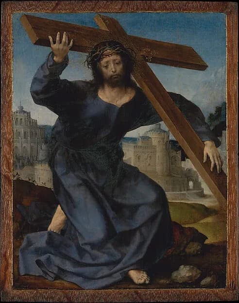 Christ Carrying the Cross by Jan Gossart (called Mabuse) depicting Mark 15