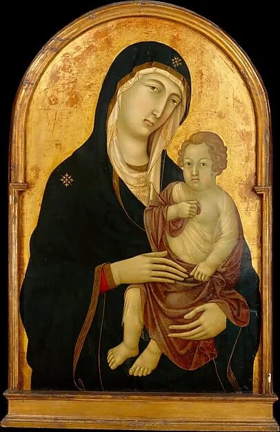 Madonna and Child by Ugolino da Siena depicting Luke 2