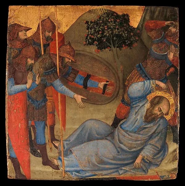 The Conversion of Saint Paul by Spinello Aretino (Spinello di Luca Spinelli) depicting Acts 9