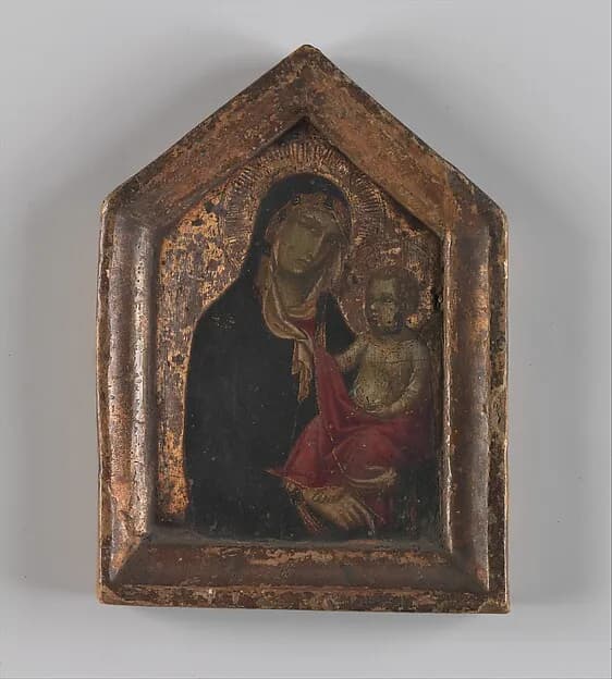 Madonna and Child by Italian (Tuscan) Painter, first quarter of the 14th century depicting Luke 2