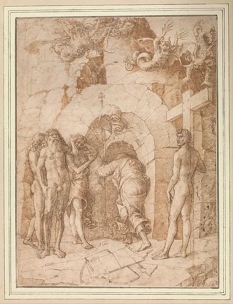 The Descent into Limbo by Andrea Mantegna depicting John 1