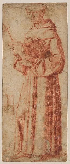 Saint Francis by Andrea Busati depicting Matthew 5