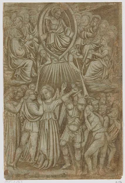 The Last Judgment by Circle of Ottaviano Nelli depicting Revelation 20