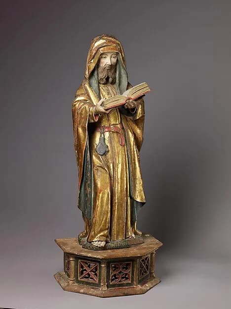 Saint Matthew by Brabant (Diest or Leuven?) depicting Matthew 1