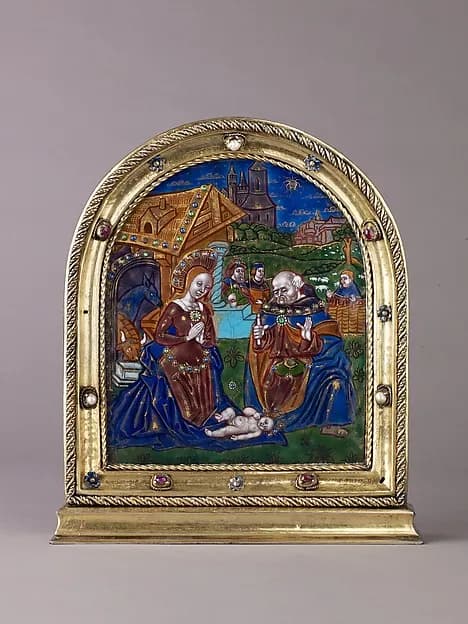 Nativity by Anonymous depicting Luke 2