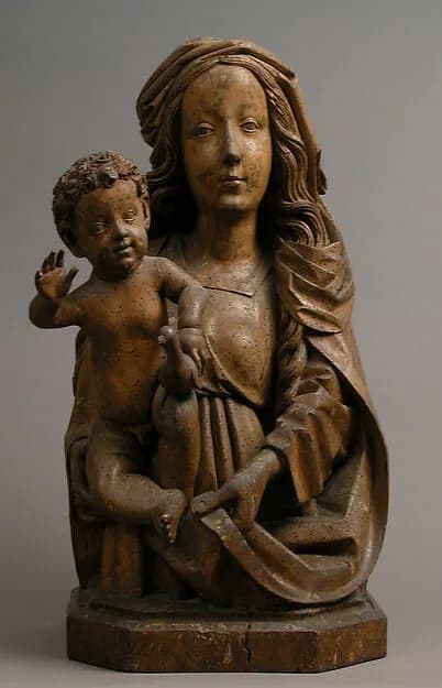 Madonna and Child by Anonymous depicting Luke 2