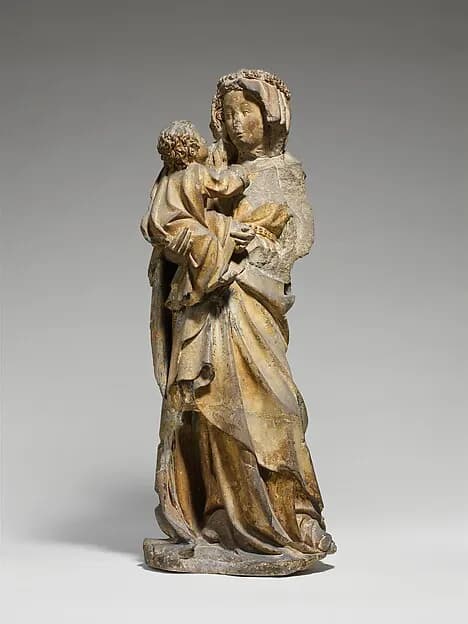 Virgin and Child by Anonymous depicting Luke 2