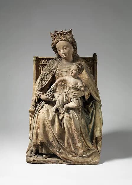 Virgin and Child by Anonymous depicting Luke 2