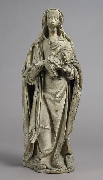 Virgin and Child by Atelier of the Juliots depicting Luke 2