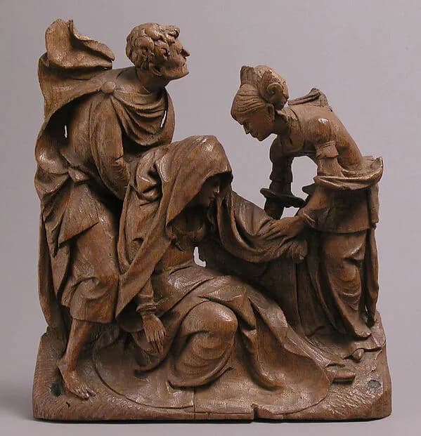 Virgin Fainting at the Cross by Anonymous depicting Revelation 1