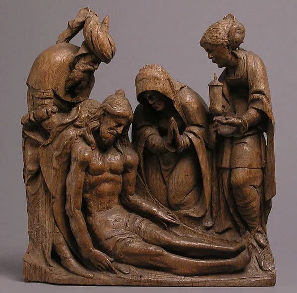 Pietà by Anonymous depicting Luke 1
